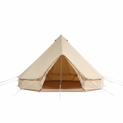 3–5 Person Canvas Bell Tent – 10×10 Ft Glamping Yurt